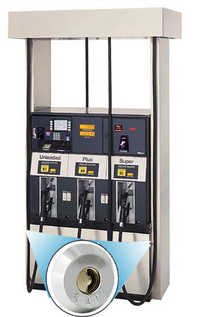 High Security Fuel Door Locks for a Gilbarco Advantage Double Door Dispenser